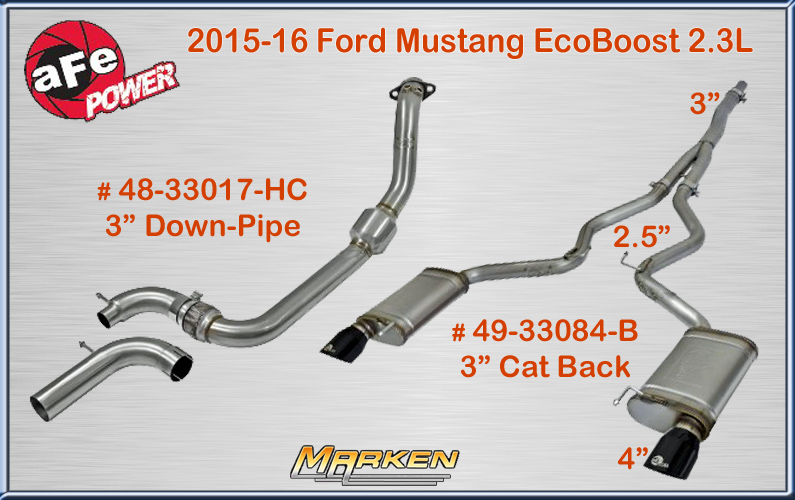 Mustang ecoboost store exhaust upgrade